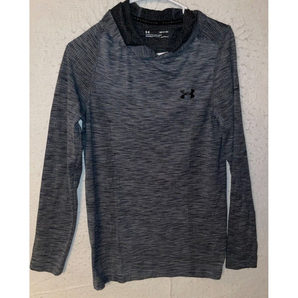 Under Armour Hoodie Heatgear Fitted Long Sleeve Men's S Performance Vented New